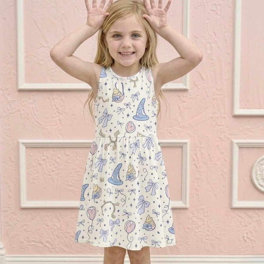 Kids Handcrafted Castle Daydream Twirl Dress