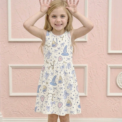 Kids Handcrafted Castle Daydream Twirl Dress
