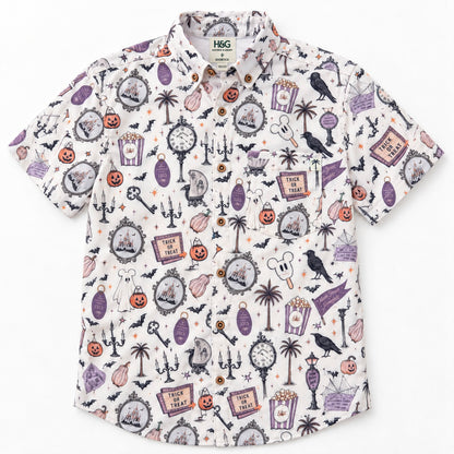 Happy Haunts | Boys Resortech™ Button-Down