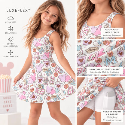 Pink Park Treats | Girls Luxeflex™ Parkside Dress