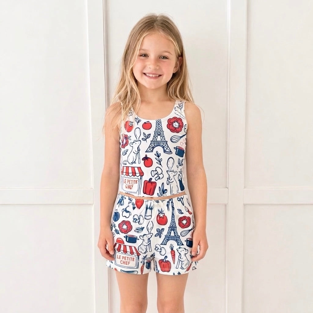Girls Handcrafted Le Petite Market Breezy Shorts