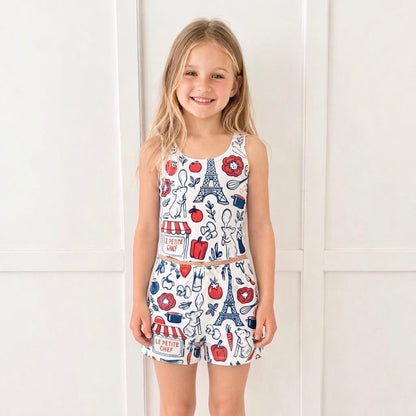 Girls Handcrafted Le Petite Market Breezy Shorts