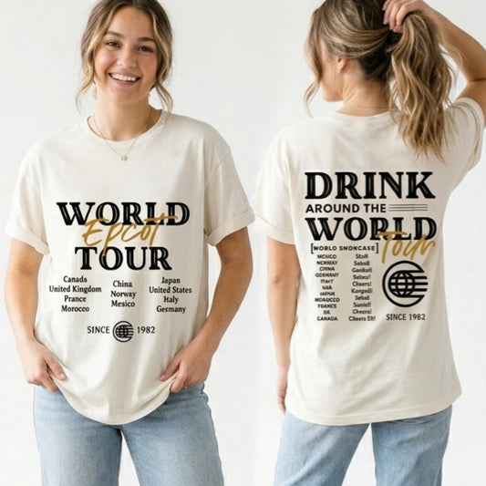 World Tour World Showcase Band Graphic Tee