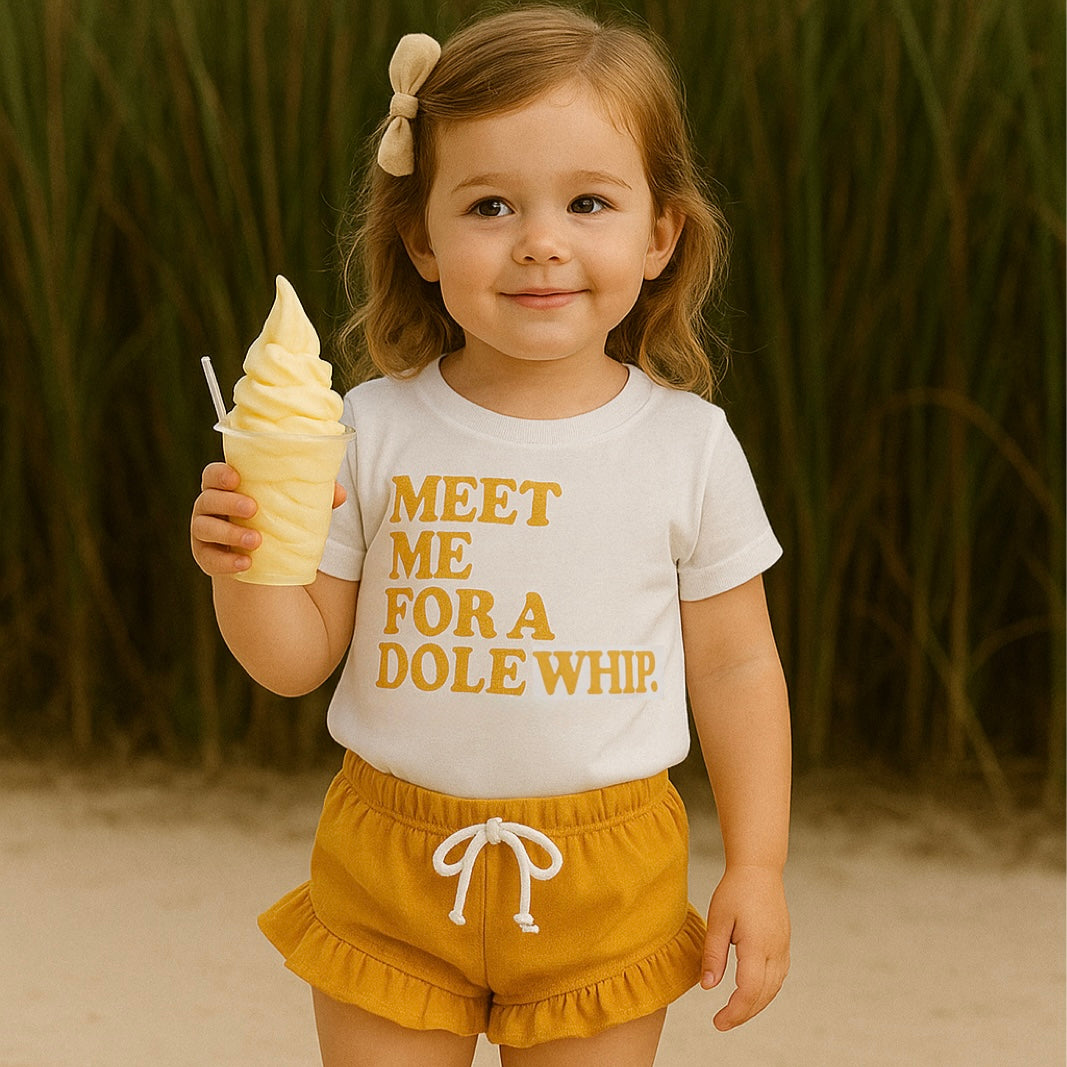 Kids Meet Me For a Dole Whip Tee & Optional Bottoms