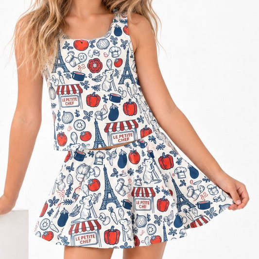 Le Petite Market | Girls Luxeflex™ Performance Tank + Optional Matching Skirt