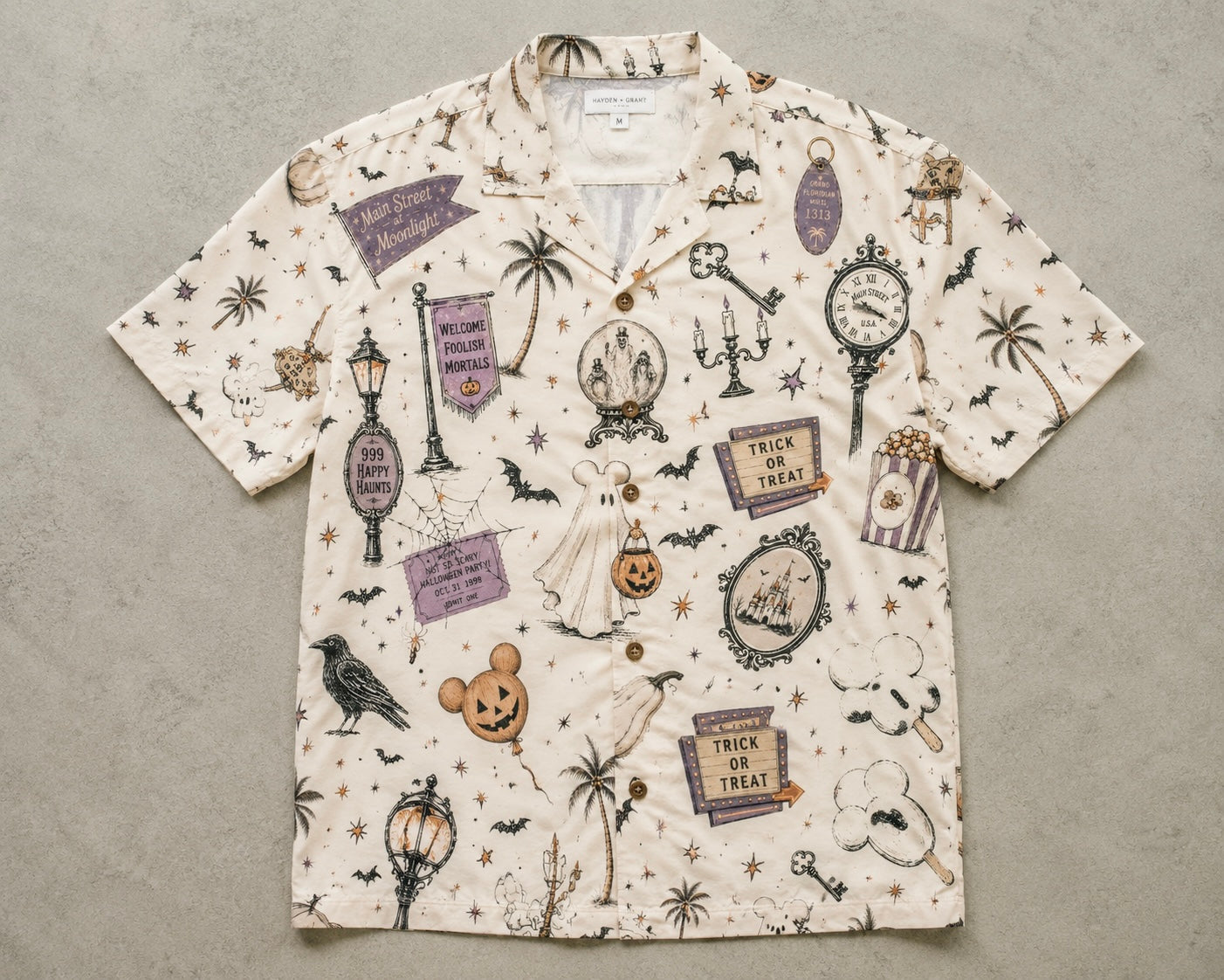 Happy Haunts | Men’s Resortech™ Button-Down [Presale Ships July 20]