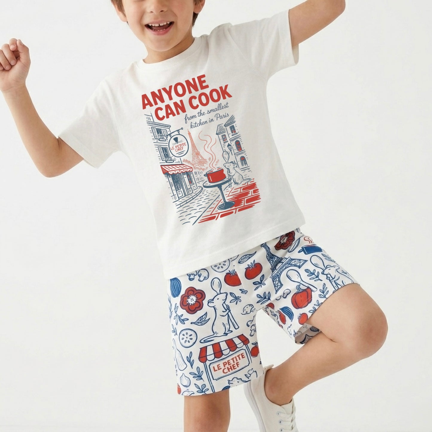 Kids Handcrafted Le Petite Market Crew Shorts