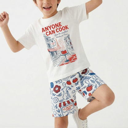 Kids Handcrafted Le Petite Market Crew Shorts