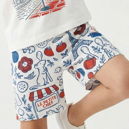 Kids Handcrafted Le Petite Market Crew Shorts