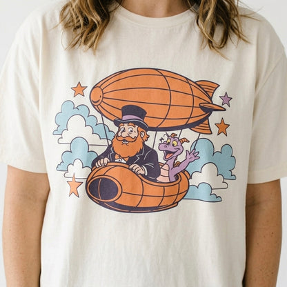 Figment and Dreamfinder Adult Graphic Tee