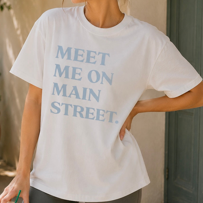Meet Me on Main Street Family Graphic Tee
