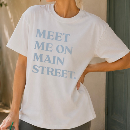Meet Me on Main Street Family Graphic Tee