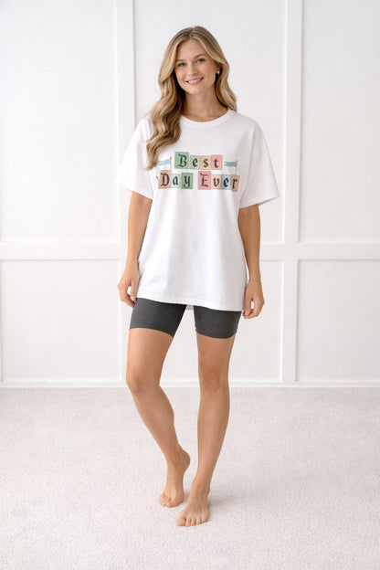 Best Day Ever Adult Graphic Tee