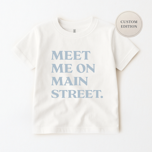 Meet Me on Main Street Family Graphic Tee