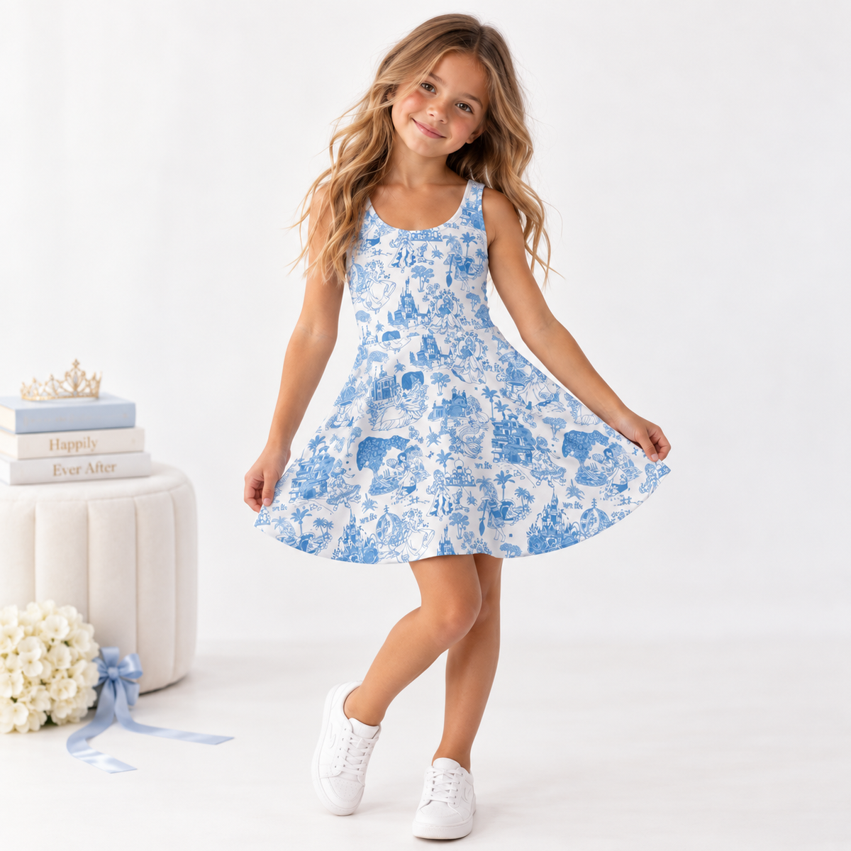 Princess Toile | Girls Luxeflex™ Parkside Dress