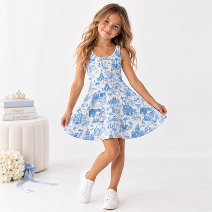 Princess Toile | Girls Luxeflex™ Parkside Dress