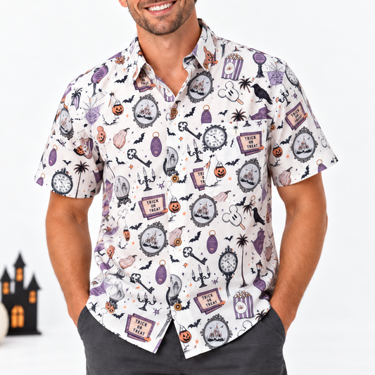 Happy Haunts | Men’s Resortech™ Button-Down