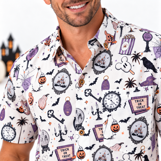 Happy Haunts | Men’s Resortech™ Button-Down