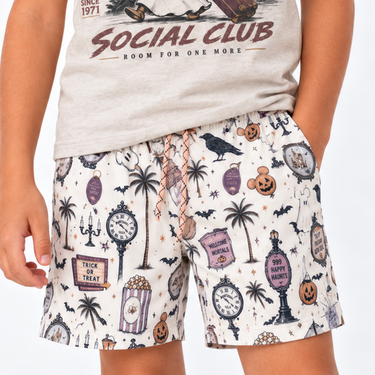 Happy Haunts | Boys Resortech™ Resort Shorts