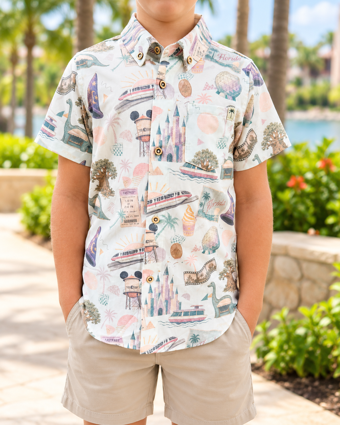 Park Hopper | Boys Resortech™ Button-Down