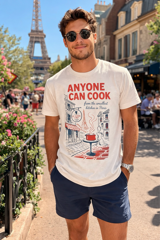 Adult Anyone Can Cook Graphic Tee