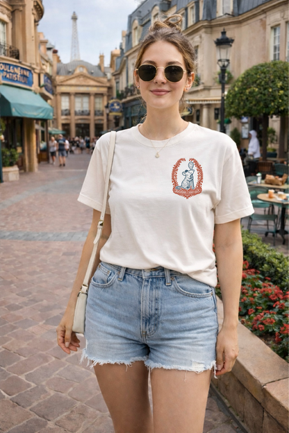 Adult Handcrafted Anyone Can Cook Badge Tee