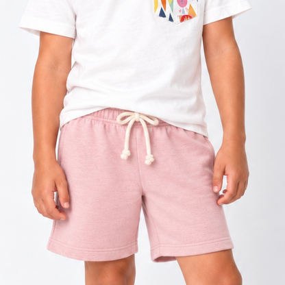 Petal | Kids Core Cotton Crew Shorts