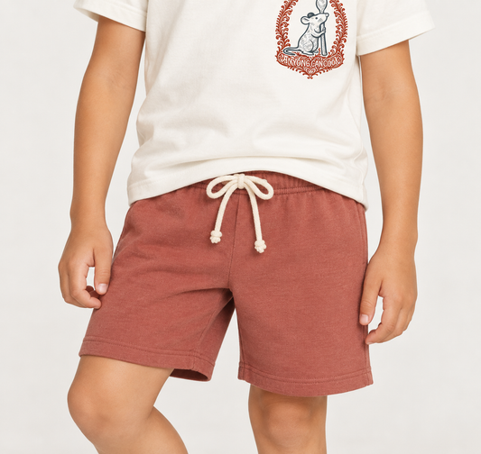 Brickwash | Kids Core Cotton Crew Shorts