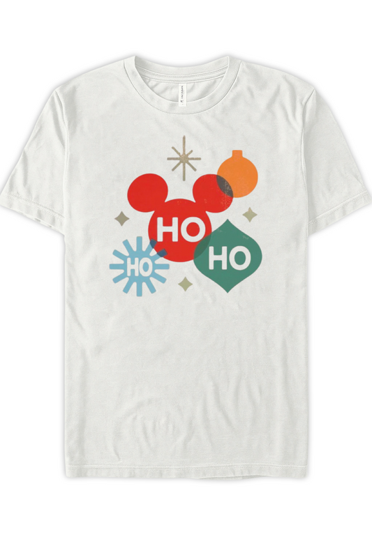 Ho Ho Ho Christmas Ornament Family Graphic Tee
