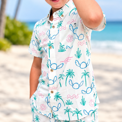 The Ohana Project | Boys Resortech™ Button-Down