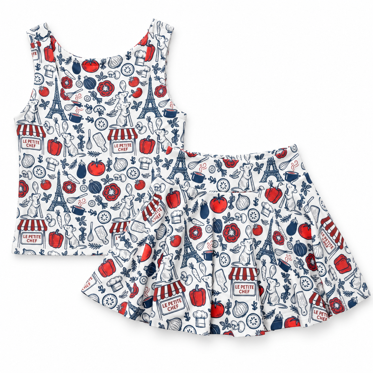 Le Petite Market | Girls Luxeflex™ Performance Tank + Optional Matching Skirt
