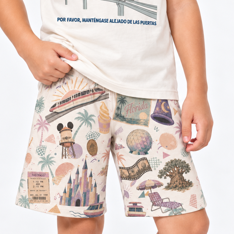 Park Hopper | Kids Clubhouse Cotton™ Crew Shorts