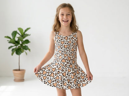 Cheetah Safari | Girls Luxeflex™ Performance Skirt