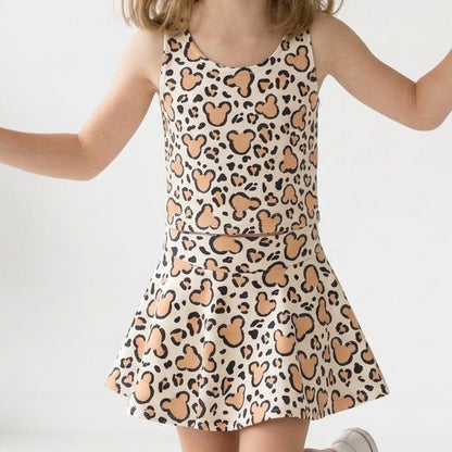 Cheetah Safari | Girls Luxeflex™ Performance Skirt