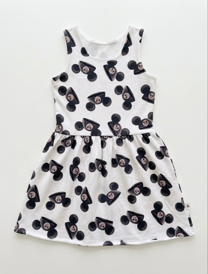 Kids Handcrafted Magic Mouse Hat Twirl Dress