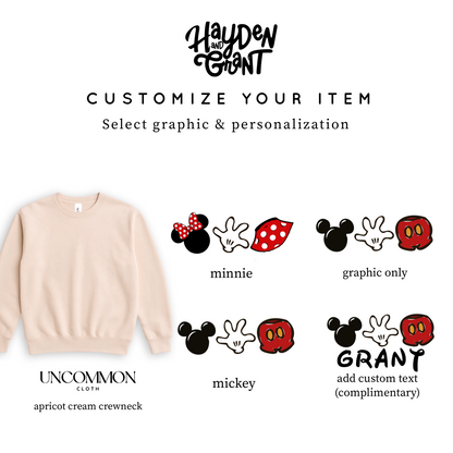 Handcrafted Magic Mouse Family Sweatshirt