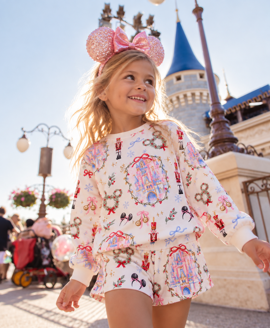 Merriest Kingdom | Girls Pullover + Optional Breezy Shorts