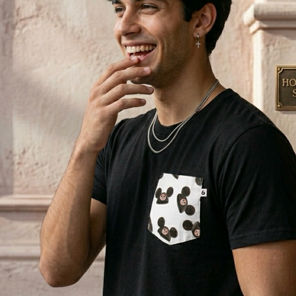 Adult Mouse Hats Pocket Tee Family Graphic Tee