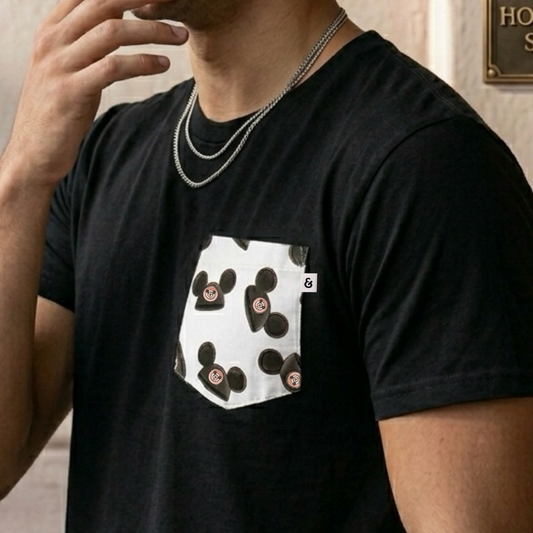 Adult Mouse Hats Pocket Tee Family Graphic Tee