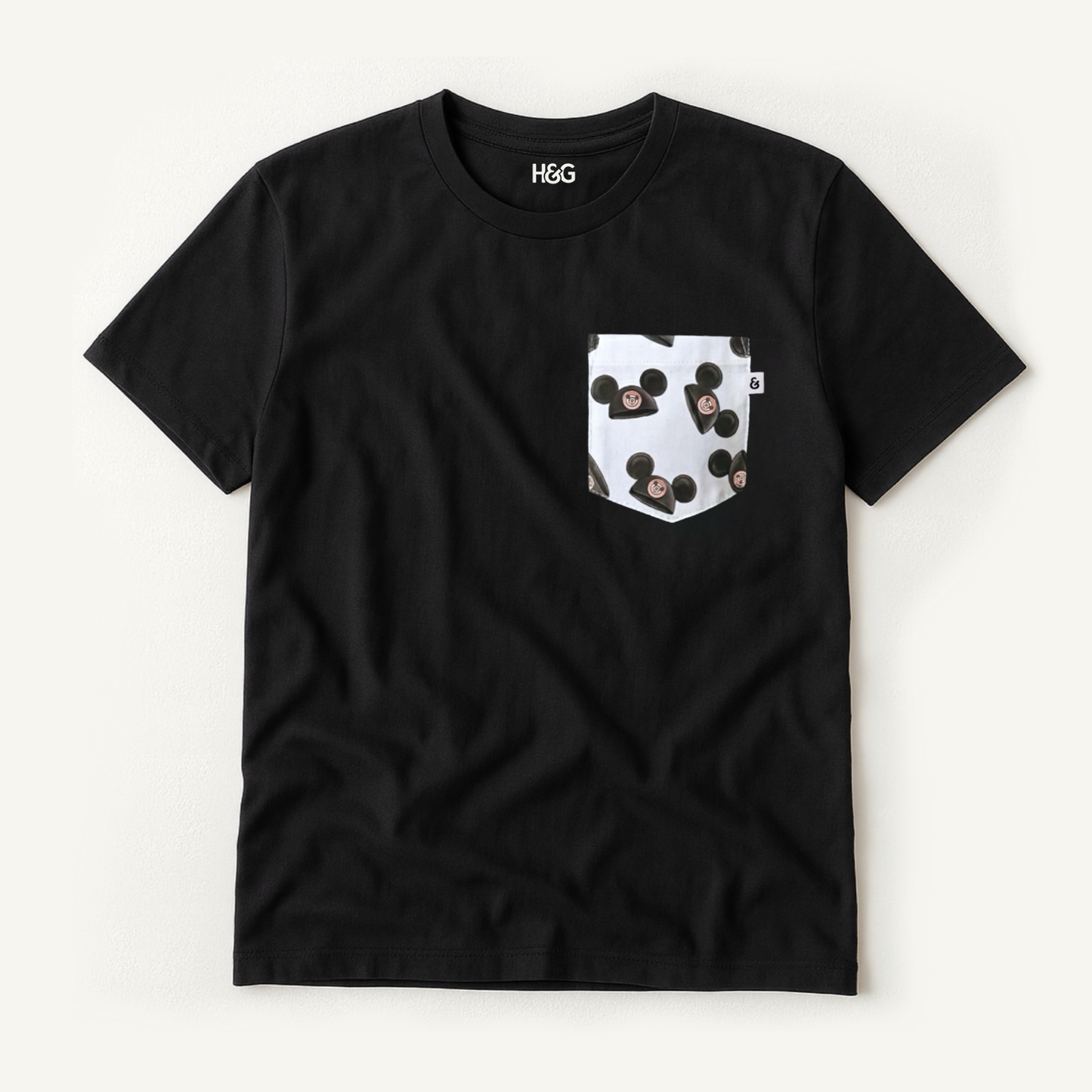 Adult Mouse Hats Pocket Tee Family Graphic Tee