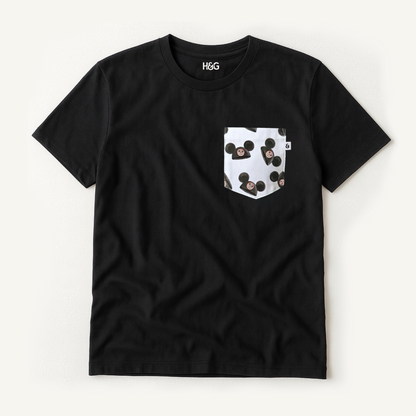 Adult Mouse Hats Pocket Tee Family Graphic Tee