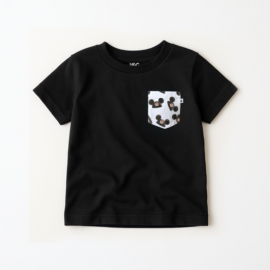 Kids Mouse Hats Pocket Tee Family Graphic Tee