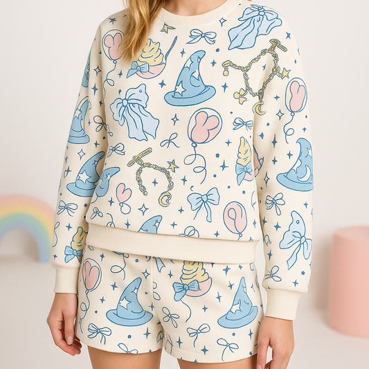 LIMITED Castle Daydreams Essential French Terry Crewneck