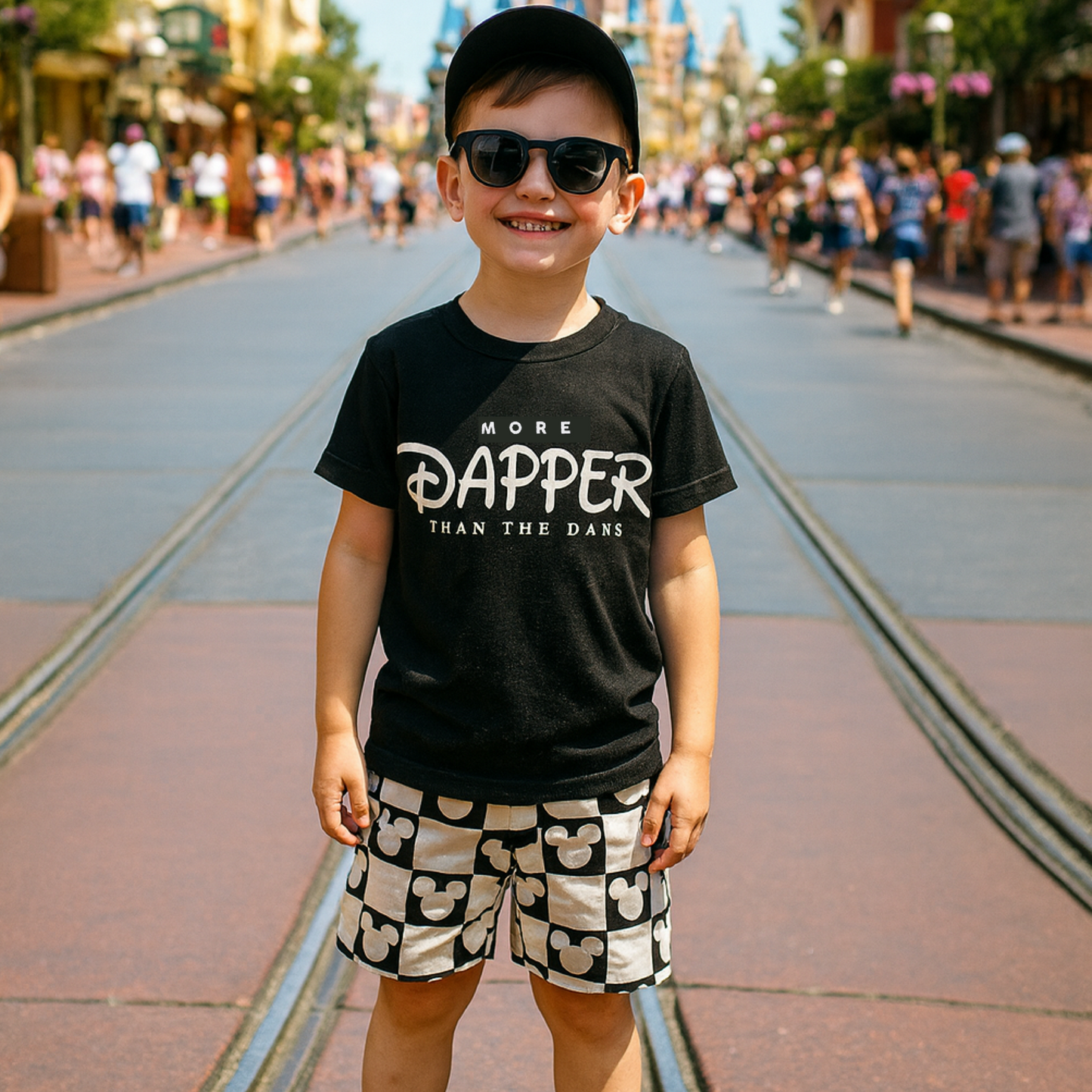 Kids More Dapper Than the Dans Graphic Tee & Optional Bottoms