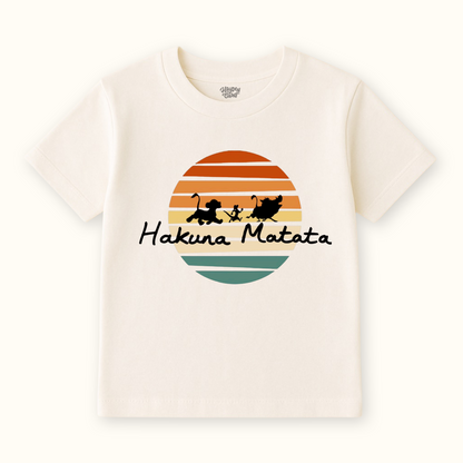 Kids Handcrafted Hakuna Matata Graphic Tee & Optional Bottoms