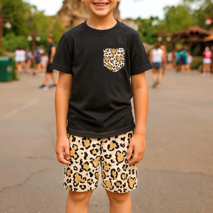 Safari Pocket Tee Family Graphic Tee | Black