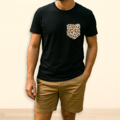 Safari Pocket Tee Family Graphic Tee | Black