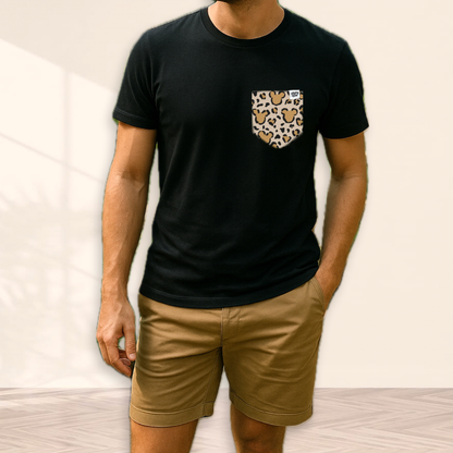 Safari Pocket Tee Family Graphic Tee | Black