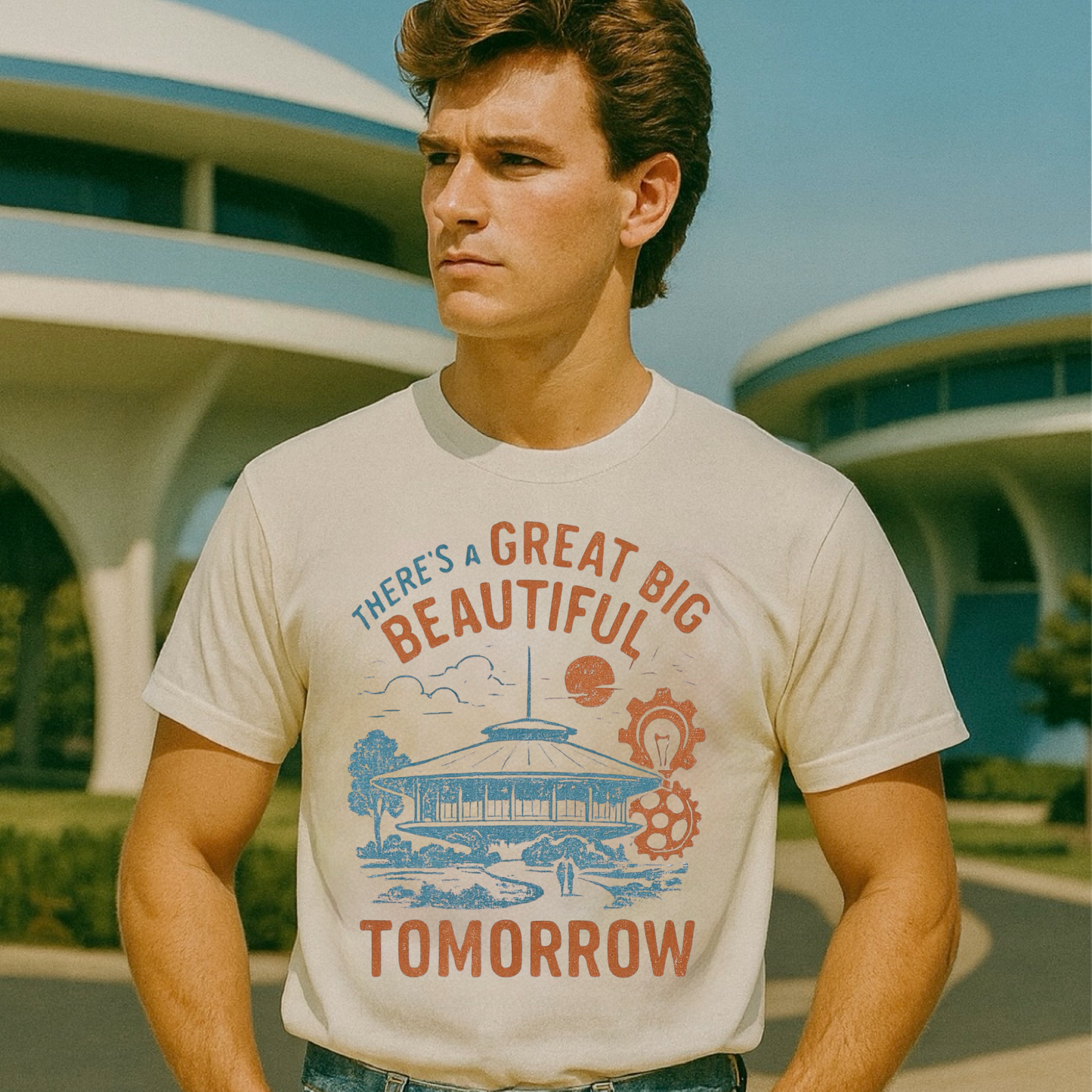 Vintage Test Track Sim Track Family Graphic Tee