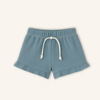 Kids Handcrafted Tide Break Ruffle Shorts
